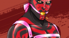 Gag Maul, a cute bondage story from universe far far away